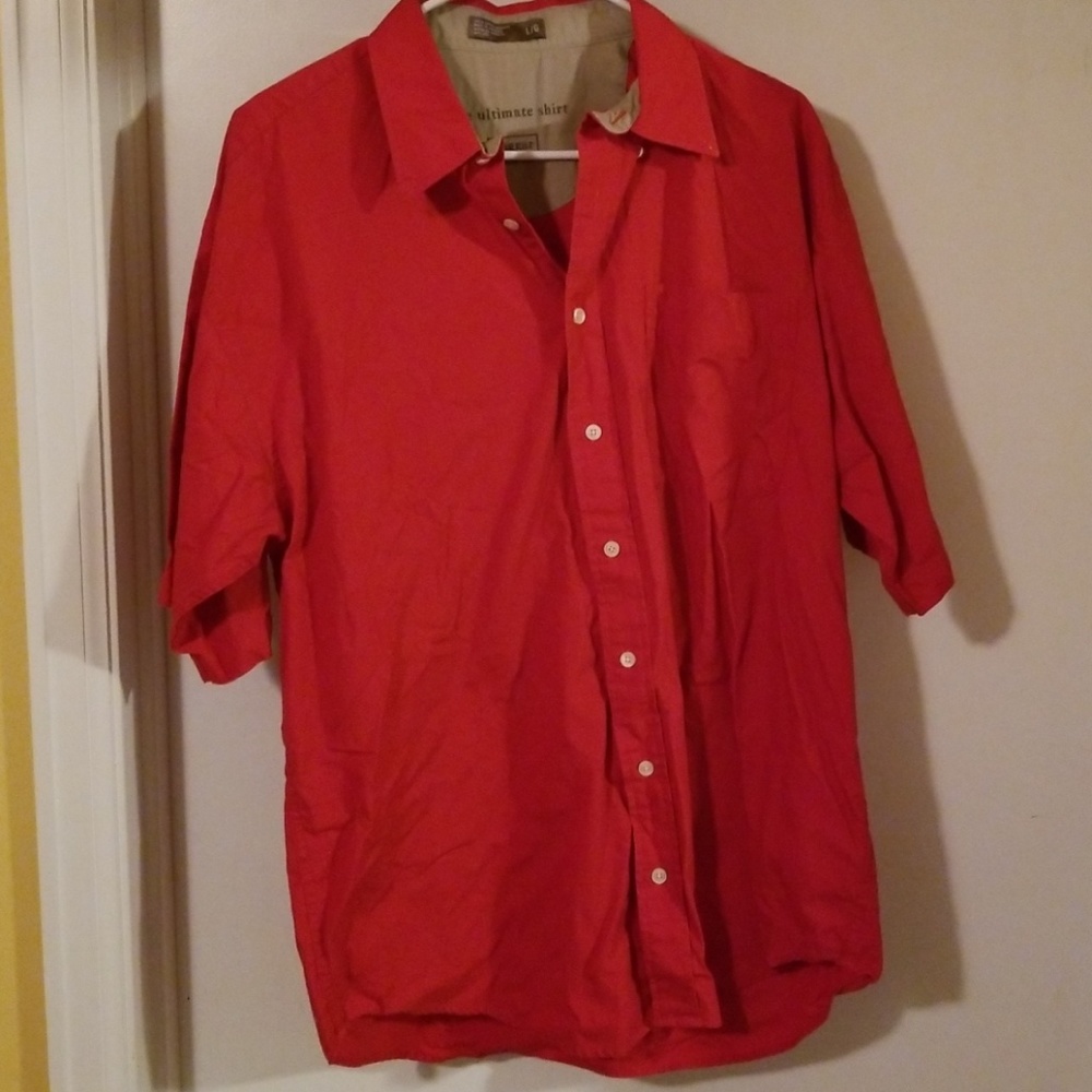 Haggar the ultimate shirt short sleeve mens large